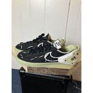 Nike Acronym x Blazer Low Black Olive Aura Womens Size 7.5 Never Worn New No Box